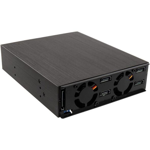 Kieszeń SilverStone na 4x 2.5" HDD / SSD, 5.25", SATA3 (SST-FS204B)