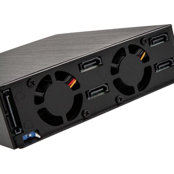 Kieszeń SilverStone na 4x 2.5" HDD / SSD, 5.25", SATA3 (SST-FS204B)