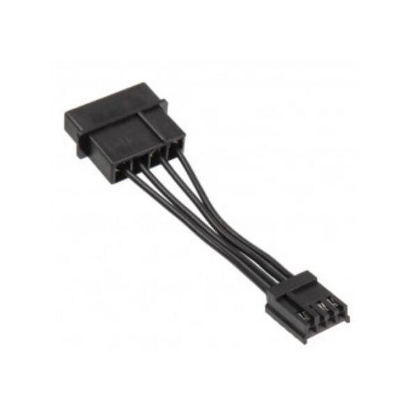 Kolink Molex - 4-pin Floppy, 0.05m, Czarny (KL-AC-MF01)