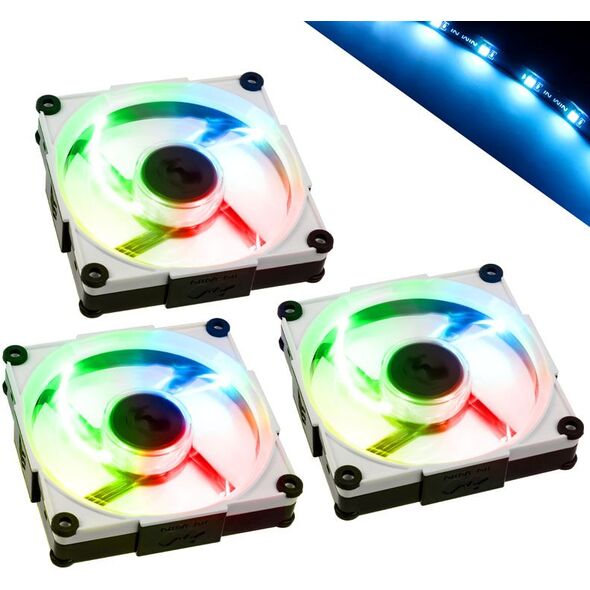Wentylator In Win Aurora RGB 3-pack (AURORAFAN-3PK-BW)