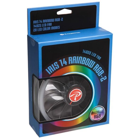Wentylator Raijintek Iris 14 Rainbow RGB 2-pack (0R400049)