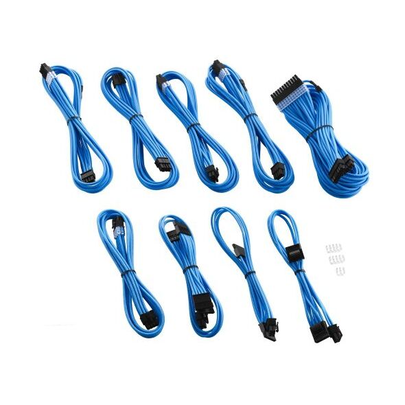 CableMod Zestaw kabli, Niebieski (CM-PCSI-FKIT-NKLB-R)