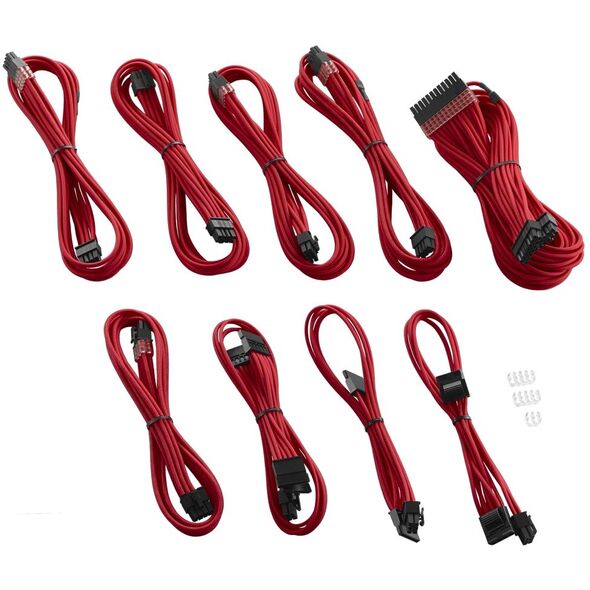 CableMod Zestaw kabli, Czerwony (CM-PCSI-FKIT-NKR-R)