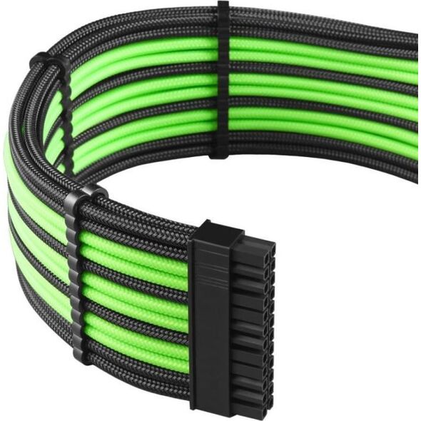 CableMod Zestaw kabli, Czarno-zielony (CM-PCAB-BKIT-NKKLG-3)