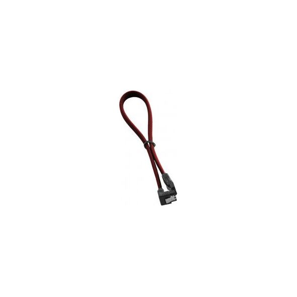 CableMod SATA - SATA, 0.3m, Czarno-czerwony (ZUSA-245)