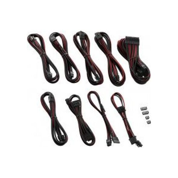 CableMod Zestaw kabli, Czerwony (ZUAD-959)