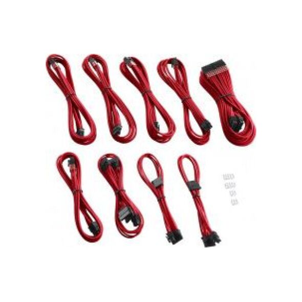 CableMod Zestaw kabli, Czerwony (ZUAD-952)