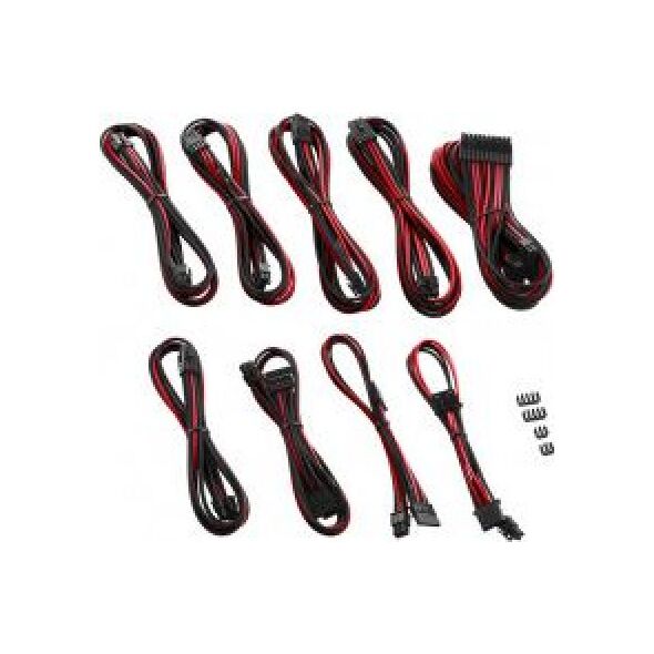 CableMod Zestaw kabli, Czarno-czerwony (ZUAD-925)