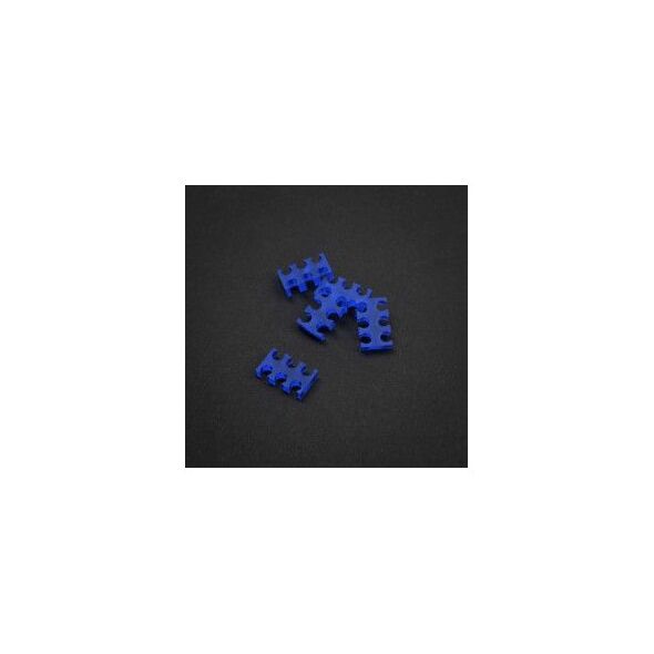 King Mod Services Grzebień na kable 6 otworów 4mm Niebieski 5 sztuk (ZUUV-176)
