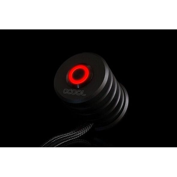 Alphacool Powerbutton z przyciskiem 19mm Czarny (1014950)