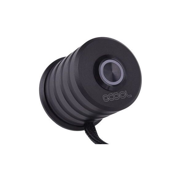 Alphacool Powerbutton z przyciskiem 19mm Czarny (1014950)