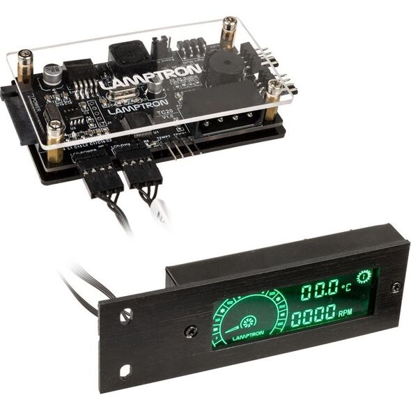 Lamptron Kontroler wentylatorów TC20 PCI RGB - czarny (LAMP-TC20B)