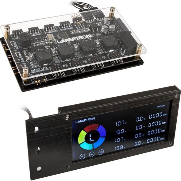 Lamptron Kontroler wentylatorów SM436 PCI RGB (LAMP-SM436BS
