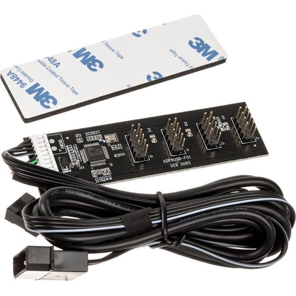 Kolink Wewnętrzny HUB 4x USB 2.0 60cm (ZUUS-365)