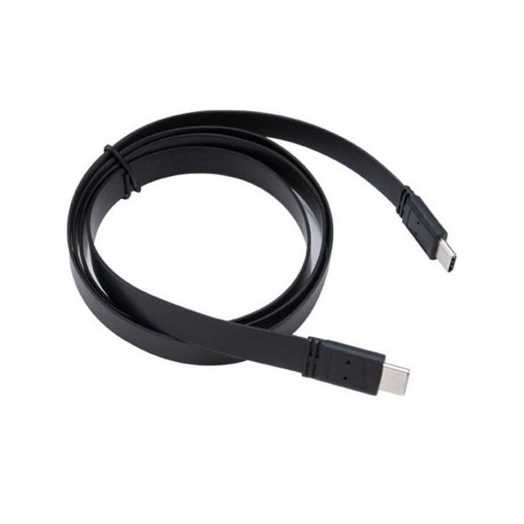 Kabel USB Akasa USB-C - USB-C 1 m Czarny (AK-CBUB46-10BK  )