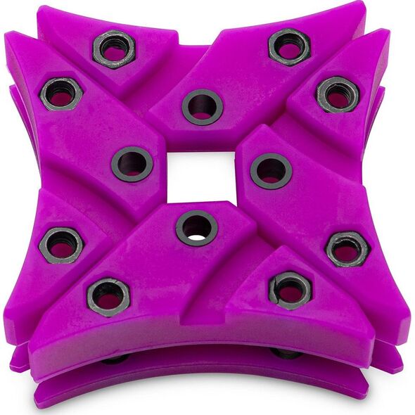 EK Water Blocks Narożniki wentylatorów 4szt. EK-Vardar X3M4 Fiolotowe