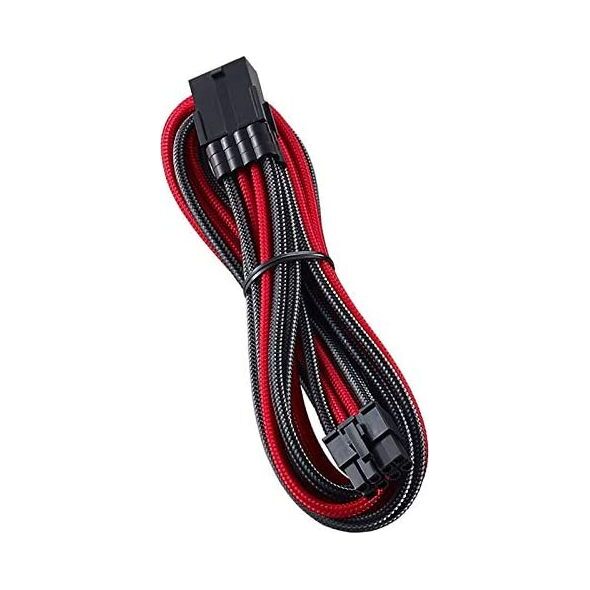 CableMod PCIe 8-pin - PCIe 8-pin, 0.45m, Czerwono-grafitowy (CM-PCAB-8PCI-N45KCR-3PK-R)