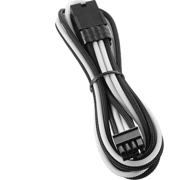 CableMod PCIe 8-pin - PCIe 8-pin, 0.45m, Czarno-biały (CM-PCAB-8PCI-N45KKW-3PK-R)