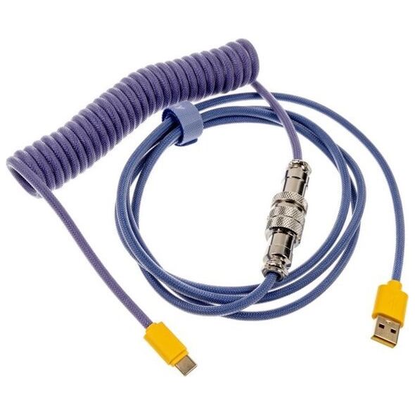 Kabel USB Ducky USB-A - USB-C 1.8 m Fioletowy (DKCC-HZCNC1)