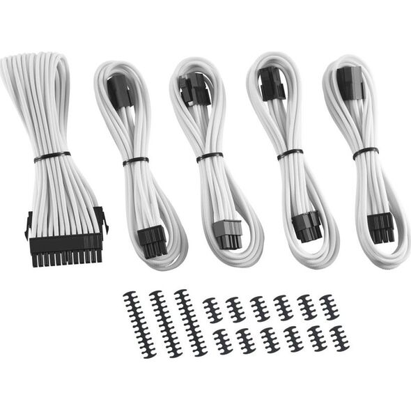 CableMod Zestaw kabli, Biały (CM-CAB-CKIT-N88KW-R)
