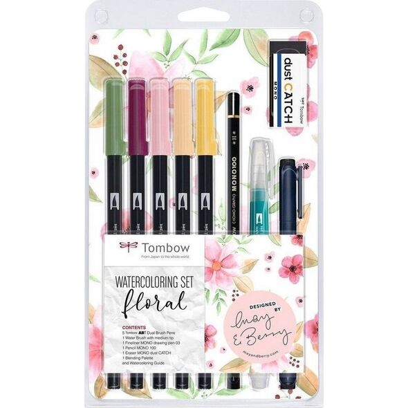 Tombow FLORAL σετ ακουαρέλας 8766565 4003198130272