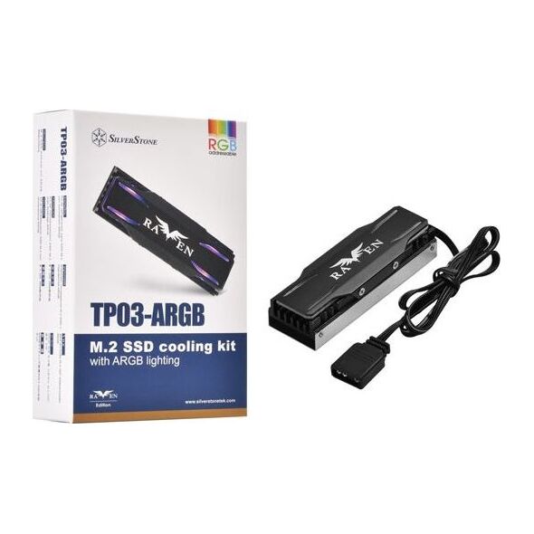 SilverStone Radiator dla dysku M.2 TP03-ARGB (SST-TP03-ARGB)