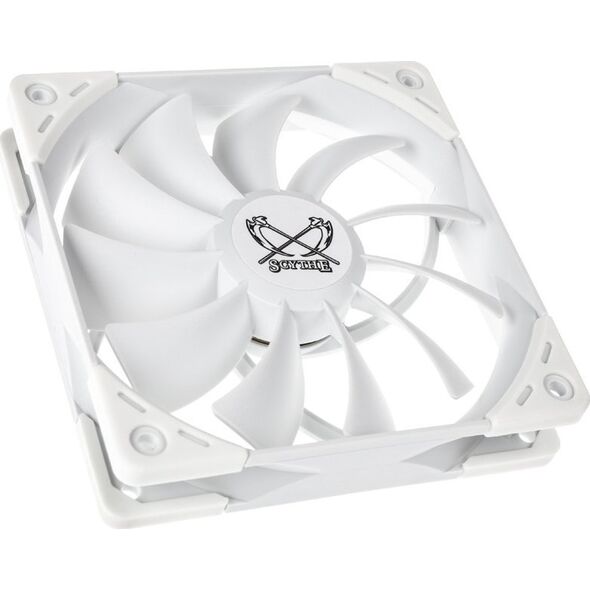 Wentylator Scythe Kaze Flex 120 Biały PWM 1800rpm (KF1225FD18W-P)