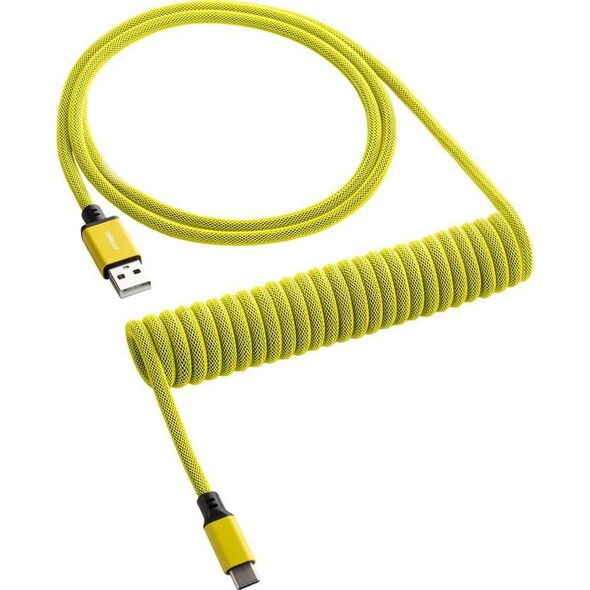 Kabel USB CableMod USB-C - USB-A 1.5 m Żółty (CM-CKCA-CY-KY150KY-R)