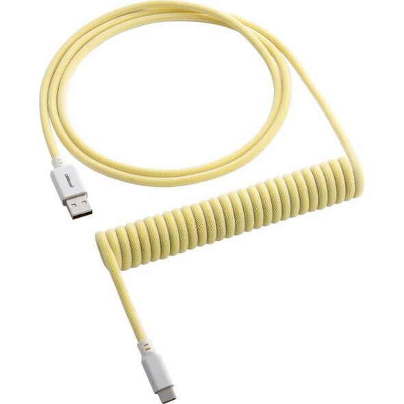 Kabel USB CableMod USB-C - USB-A 1.5 m Żółty (CM-CKCA-CW-YW150YW-R)