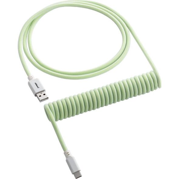 Kabel USB CableMod USB-C - USB-A 1.5 m Limonkowy (CM-CKCA-CW-LGW150LGW-R)