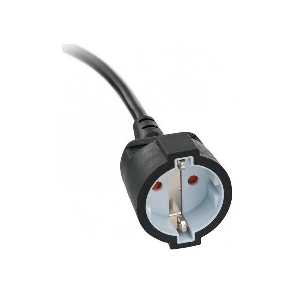 Kabel zasilający Brennenstuhl Brennenstuhl Verlängerungskabel mit Winkel-Flachstecker, 2m - schwarz