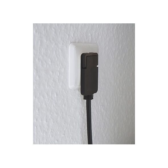 Kabel zasilający Brennenstuhl Brennenstuhl Verlängerungskabel mit Winkel-Flachstecker, 2m - schwarz