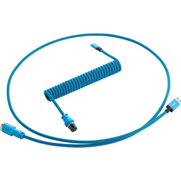 Kabel USB CableMod USB-C - USB-A 1.5 m Niebieski (CM-PKCA-MLBALB-KLB150KLB-R)