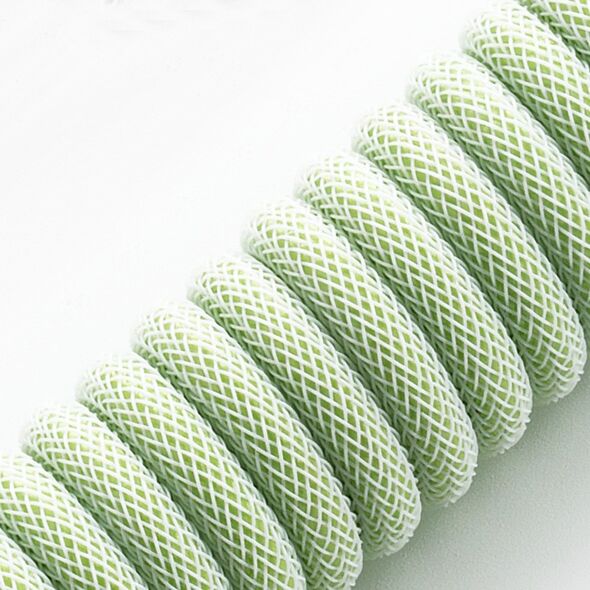 Kabel USB CableMod USB-A - USB-C 1.5 m Miętowy (CM-PKCA-CWAW-LGW150LGW-R)
