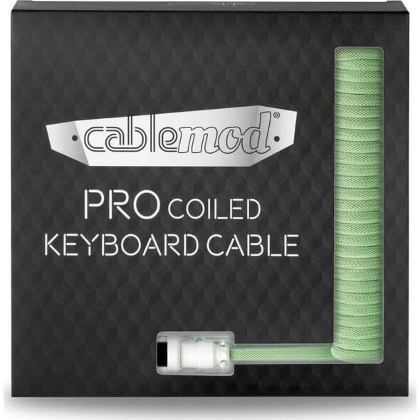 Kabel USB CableMod USB-A - USB-C 1.5 m Miętowy (CM-PKCA-CWAW-LGW150LGW-R)