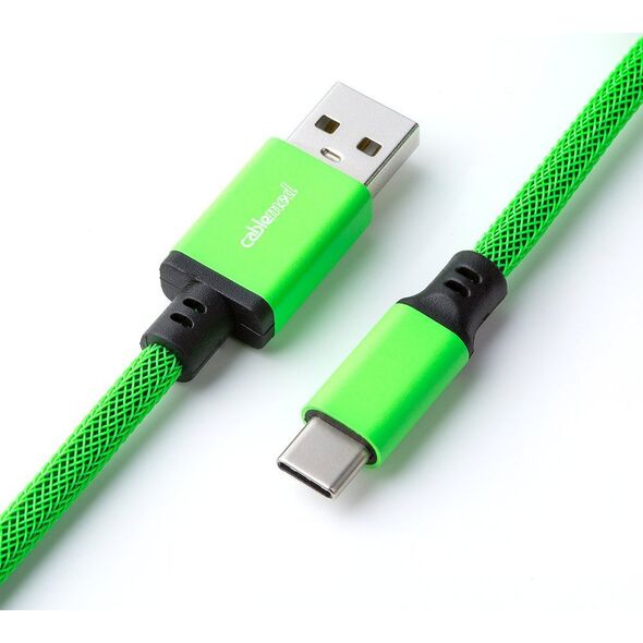 Kabel USB CableMod USB-A - USB-C 1.5 m Zielony (CM-PKCA-CLGALG-KLG150KLG-R)