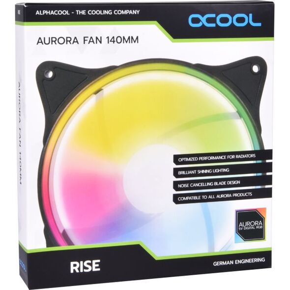 Wentylator Alphacool Rise Aurora 140mm (24837)
