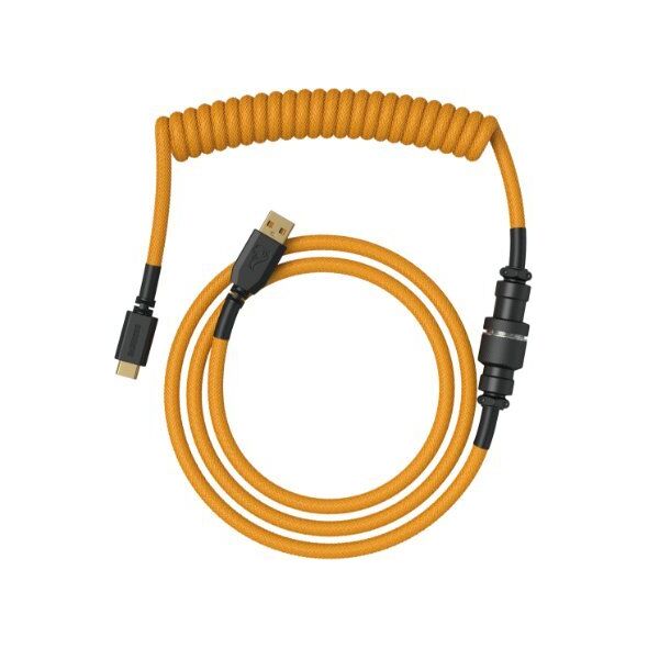 Kabel USB Glorious PC Gaming Race USB-A - USB-C 1.36 m Złoty (GLO-CBL-COIL-GG)