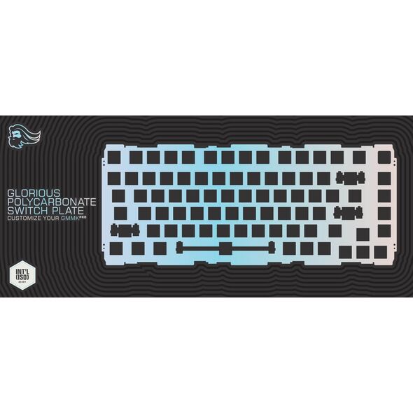 Glorious PC Gaming Race Glorious GMMK Pro 75 % Switch Plate - Polycarbonat, ISO