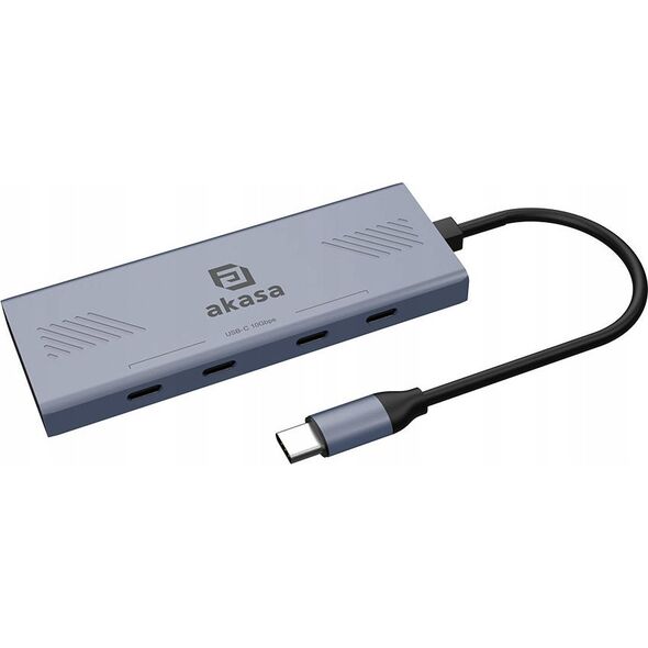 HUB USB Akasa AKASA Hub USB-C na 4x USB-C, 10Gbps