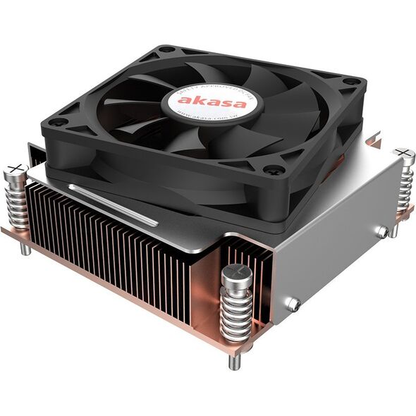 Chłodzenie CPU Akasa AKASA chladič CPU 2U cooler for Intel Core i7 & Xeon, LGA1700 compatible