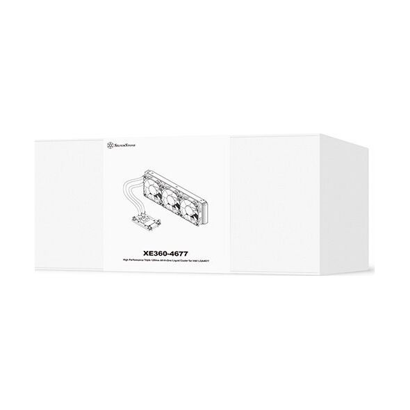 Chłodzenie wodne SilverStone SilverStone SST-XE360-4677 Kompletne chłodzenie wodne do LGA 4677 - 360 mm