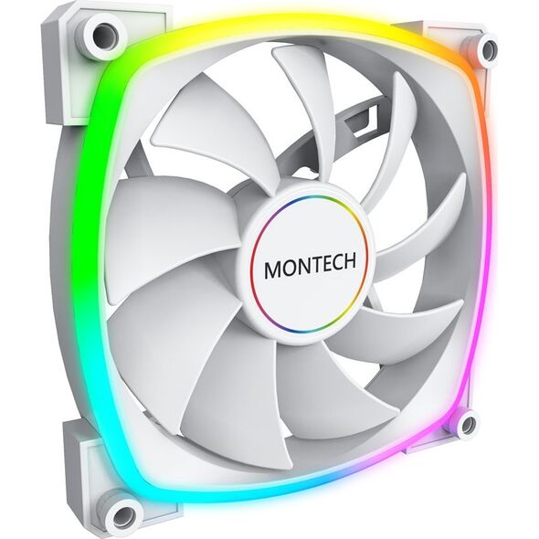 Wentylator Montech AX120 PWM biały