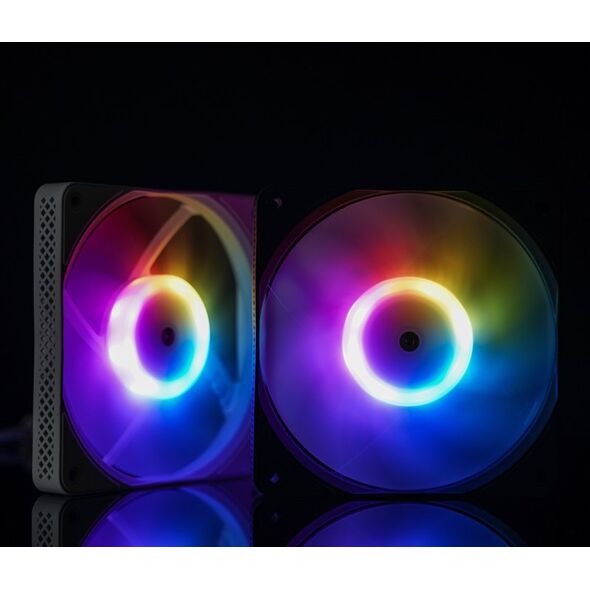 Jonsbo Jonsbo HF1215 Slim PWM Fan, ARGB, 120mm - black