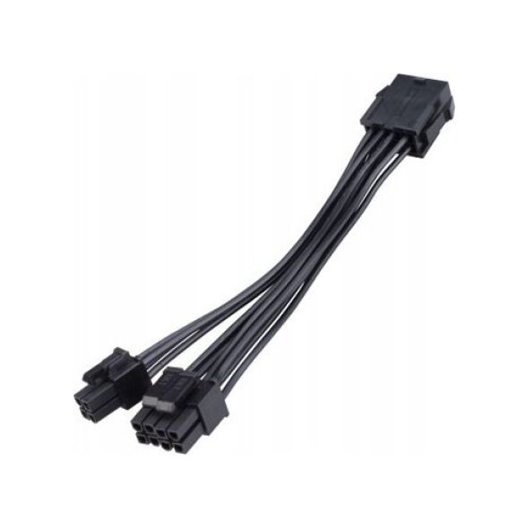 Akasa ATX/EPS 8-pin - ATX/EPS 8+4-pin, 0.15m, Czarny (AK-CBPW22-15)