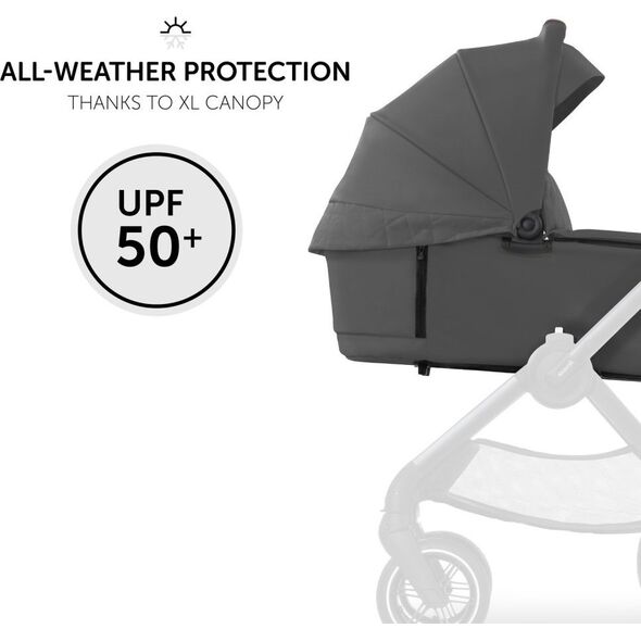 Hauck HAUCK carry Cot WALK N CARE, Dark Grey, 165423