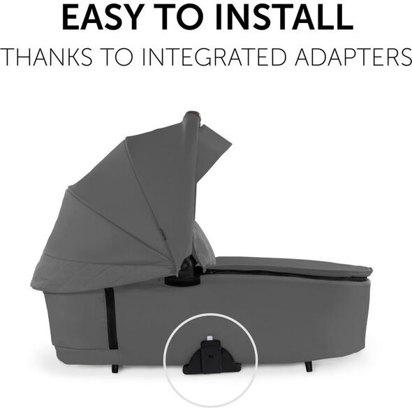 Hauck HAUCK carry Cot WALK N CARE, Dark Grey, 165423