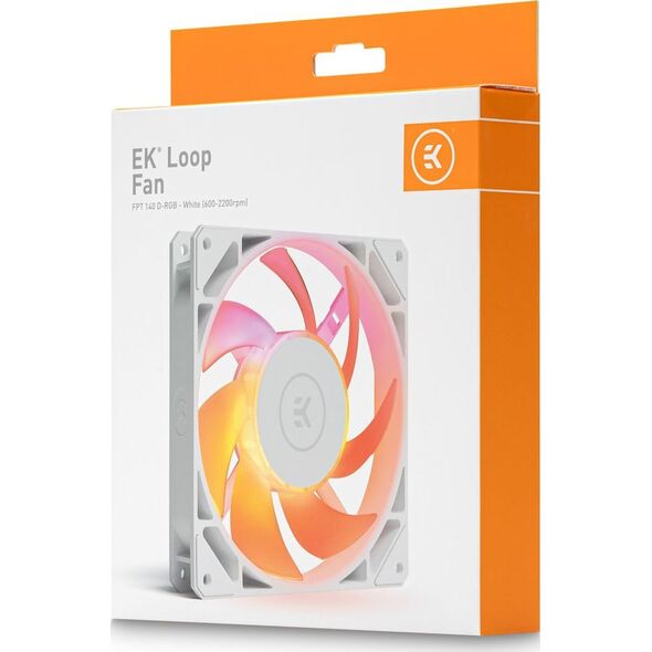 Wentylator EKWB EK-Loop FPT 140 D-RGB Biały