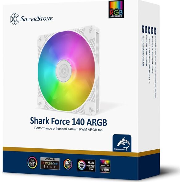 Wentylator SilverStone Shark Force 140 ARGB (SST-SF140W-ARGB)