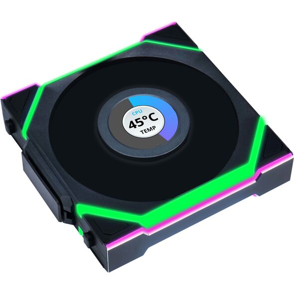 Wentylator Lian Li UNI FAN SL Wireless LCD 120 czarny (12SLLCD1W1B)